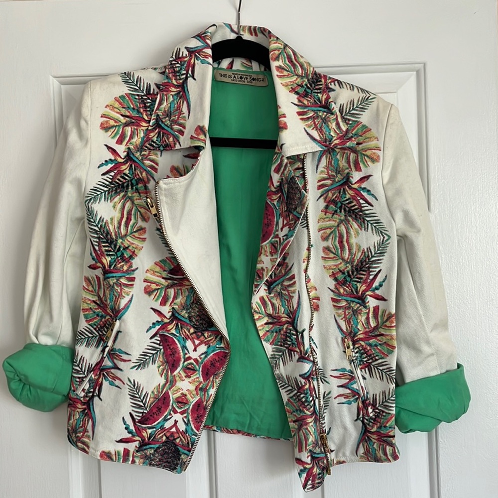This Is A Love Song Moto Jacket, US Size 6